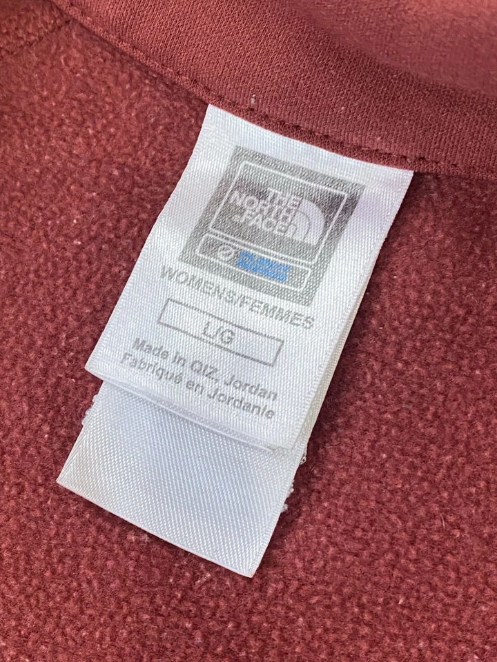 Chaqueta pulóver roja con cremallera 1/2 para mujer The North Face talla Lg Flight Series Foto 4 de 4