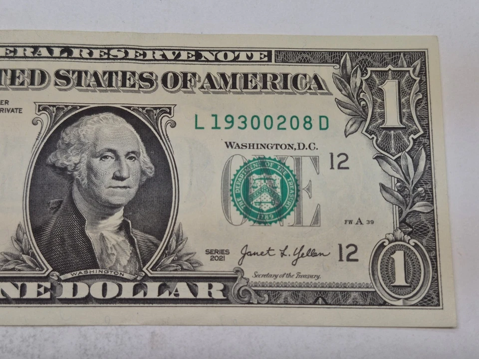 UNC 2 AUG OR 8 FEB 1930 DUAL REV BIRTHDAY NOTE L 1930 02 08 D 1$ ONE DOLLAR BILL - Image 2 of 4