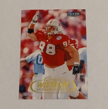 Fleer Tradition 1998 #246 Grant Wistrom St. Louis Rams Rookie NFL Card. rookie card picture