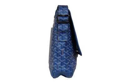 Goyard Grand Bleu MM Messenger Travel Bag Blue Laptop Computer