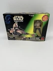 Star Wars SPEEDER BIKE with LUKE SKYWALKER In Endor Gear Action Figure POTF 1996