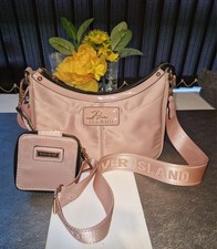 River Island Crossbody Bag In Pink Excellent Condition Used
