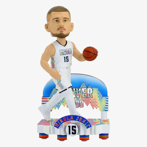 Nikola Jokic Denver Nuggets 2025 City Jersey Bobblehead NBA Basketball