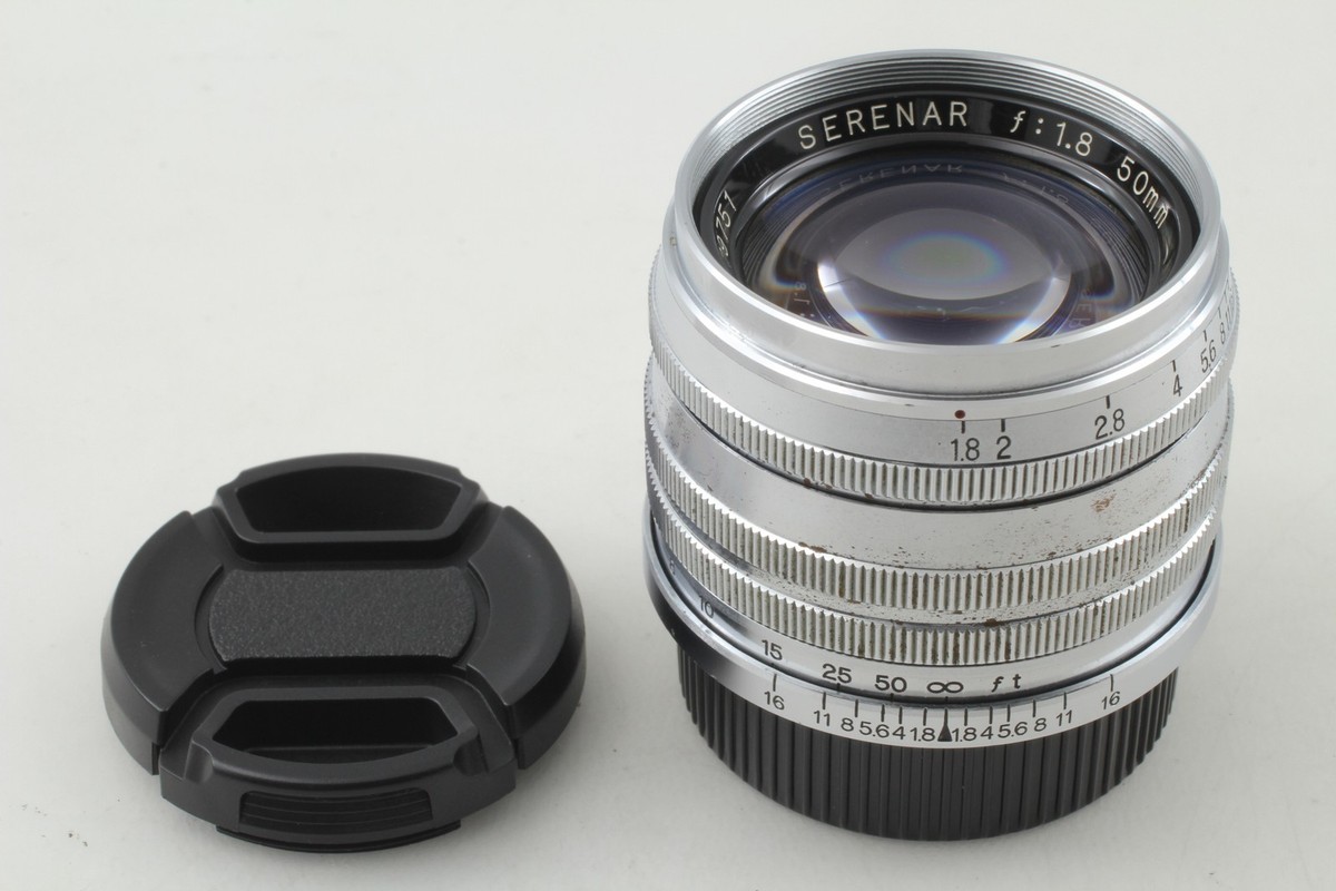 Near MINT] Canon 50mm f1.8 Serenar Silver L39 Leica Screw