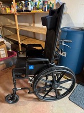 Medline MDS808350 Reclining Wheelchairs - Black