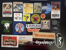 Music Sticker Lot- 20 Original Music industry stickers- Hip-Hop