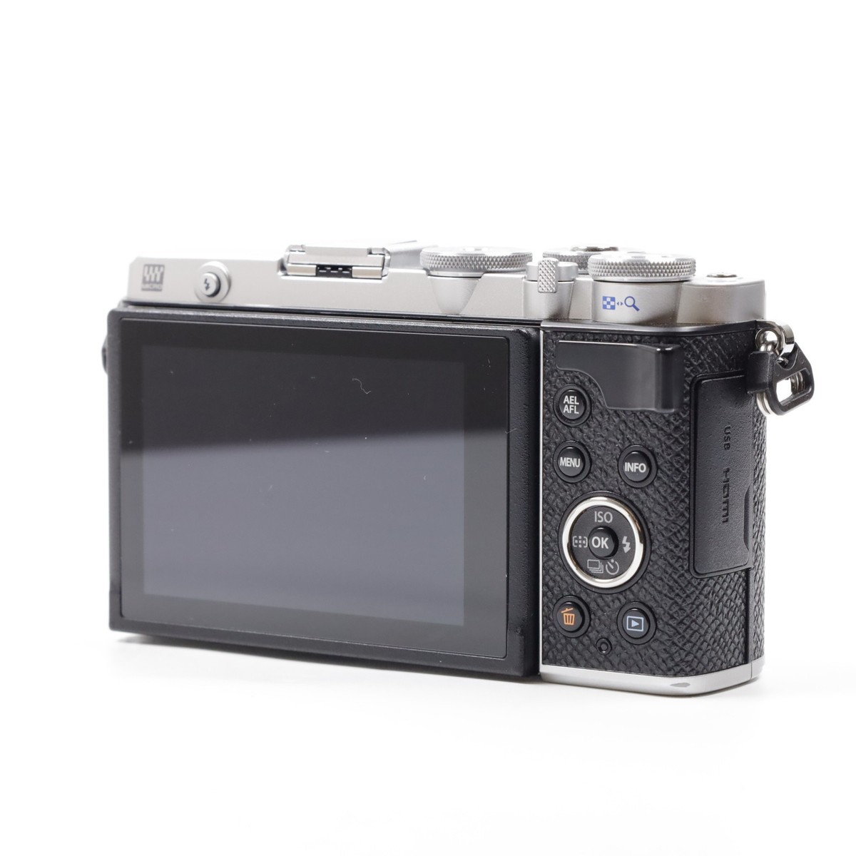 OLYMPUS PEN E-P7 Mirrorless Camera Body Silver Shutter Count:1367