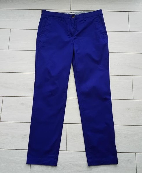 Women Jigsaw Trousers Navy Cotton 44