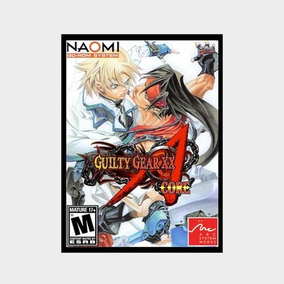 Poster Guilty Gear XX A Core Sega Naomi Arcade Glossy Unframed