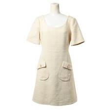 GUCCI 631480 Cotton Wool Dress One Piece Used CYHE-0