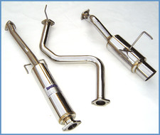 Invidia For 96-00 Honda Civic Ek4 J-spec 3dr 60mm 101mm Tip Cat-back Exhaust Invidia For 96-00 Honda Civic Ek4 J-spec 3dr 60mm 101mm Tip Cat-back Exhaust