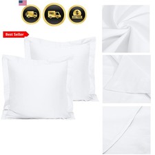 Cotton 26x26 Euro Sham Covers - 500 Thread Count Egyptian Cotton Euro Pillow ...