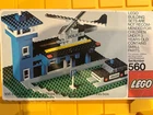 vintage Lego set 560 Police Heliport in original box made Denmark made 1974  Z99