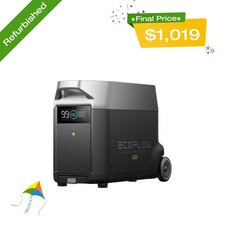 EcoFlow DELTA Pro Generator Extra Battery 3600Wh LFP Certified Refurbished