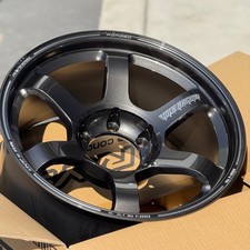 4X RAYS VOLK RACING TE37 LARGE PCD DIAMOND BLACK 18X9 +0 6X139.7 4 WHEELS TACOMA