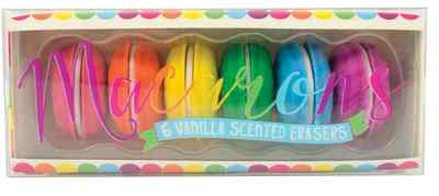 Macaron Erasers Set of 6 Macaroon Rubbers School Supplies Vanilla Scented OOLY