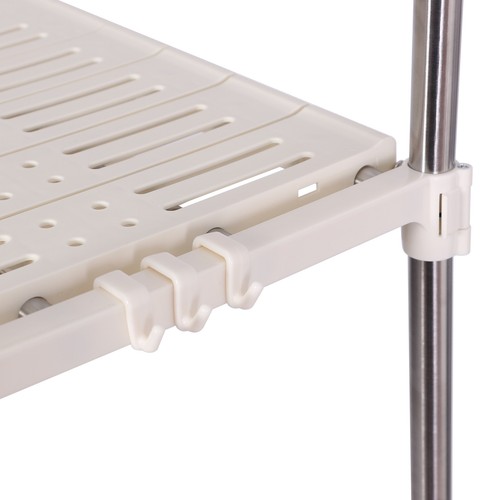 Estantería De Baño Ellsworth De Acero Tubular Con Dos Niveles De Almacenamiento - Imagen 5 de 6