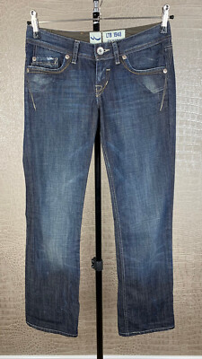 LTB Damen Gr. W28 L34 - 36-38 Jeans Hose Denim Jeanshose blau low rise 6A8