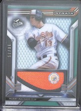 2016 Topps Strata Clearly Authentic Green Relic Patch #CAR-MM Manny Machado 