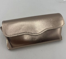 Rebecca Minkoff Metallic Rose gold Case Soft Snap Eyeglasses Sunglasses