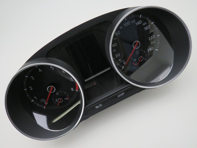 6ca Genuine Instrument Cluster Chrome 280km H Petrol Vw Polo 6c Gti For Sale Online Ebay