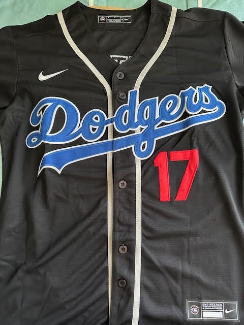 L A Dodgers N.L. MVP Shohei Ohtani #17World Series