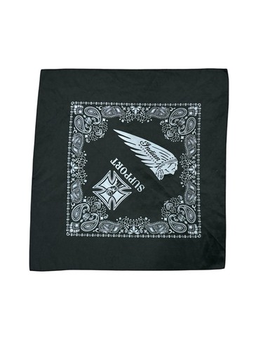 Indian Motorcycle Bandana Black Paisley