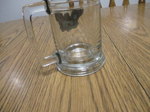 BEER MUG GLASS BAD TO THE BONE WITH AMERICAN BALD EAGLE - Picture 3 of 8