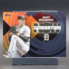 2022 Topps Update Matt Manning Generation Now Rookie Card RC #GN-75 Gold SP /75