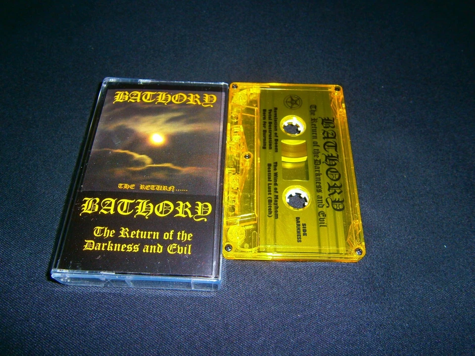 BATHORY - The Return of the Darkness and Evil. Tape - Image 2 of 4