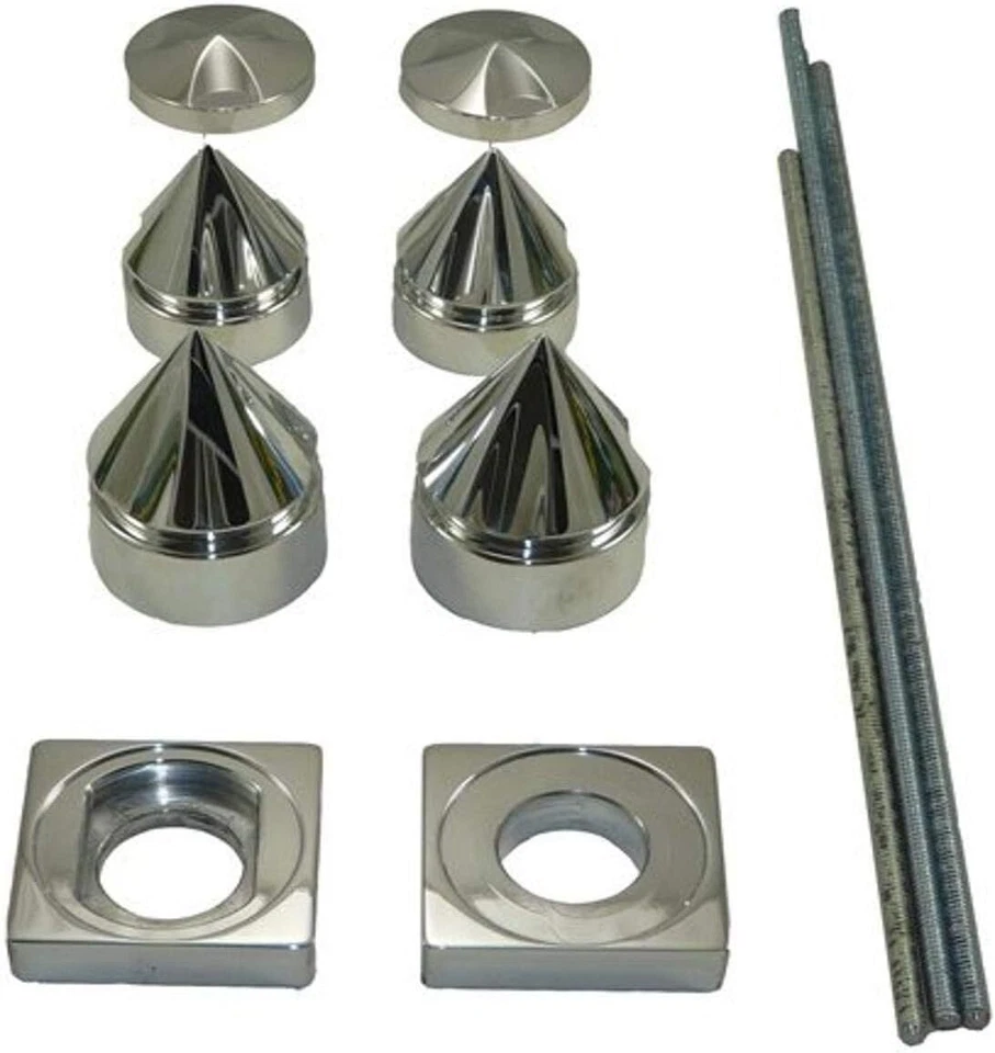 Axle Dress Up Kit 06 - 07 GSXR 600 750 & 05 - 08 GSXR 1000 Chrome Billet New USA - Image 2 of 2
