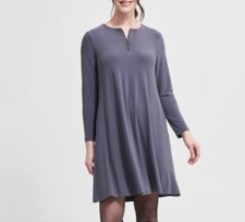 Joseph Ribkoff Quiet Luxury Granite Fit & Flare Dress #213662 L/S Size 2 NWT