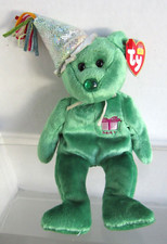 Ty 8" Beanie Babies MAY BIRTHDAY BEAR w/ Hang Tag 2002