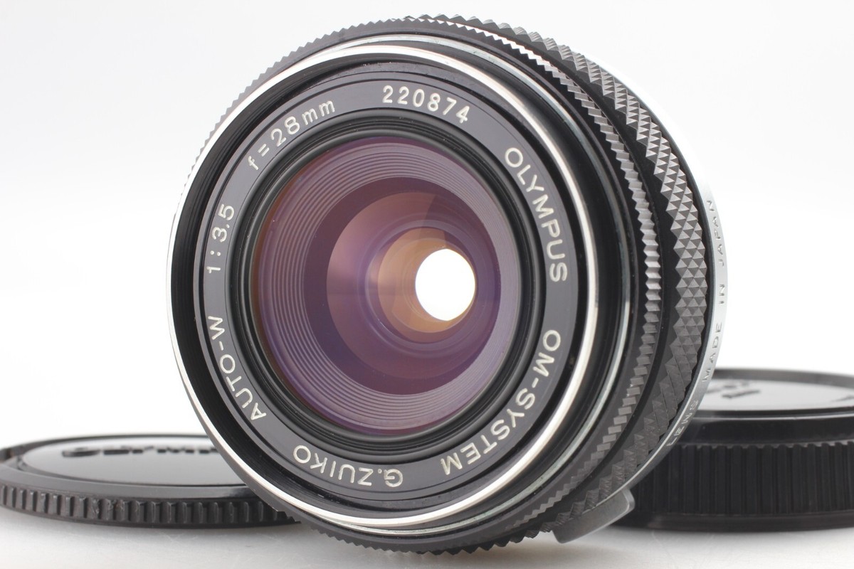 NearMINT] Olympus OM-System G.Zuiko Auto-W 28mm f/3.5 Lens for OM
