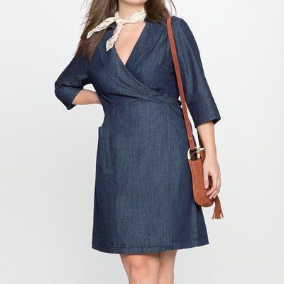 eloquii wrap dress
