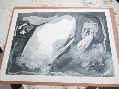 The Last Thrust 23/450 by Benton Murdoch Spruance (1904-1967) 16'' x 22'' 1966 NR