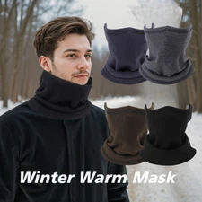 Winter Fleece Neck Gaiter Bandana Warmer Windproof Ski Face Mask Scarf Balaclava