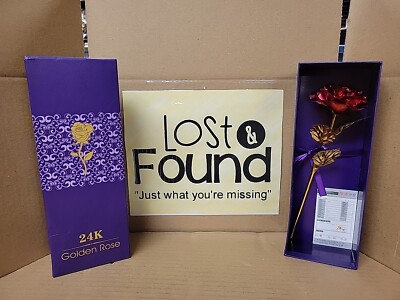 24K Rose Flower, Gold Dipped Rose 24K Forever Rose with Gift Box Gift for Lovers