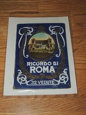 Ricordo Di Roma 32 Vedute Antique Rome Photo Book