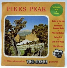 View Master 51, 234, 236, Pikes Peak, CO, Vintage Sawyer's S3 Packet, 3 Reel Set