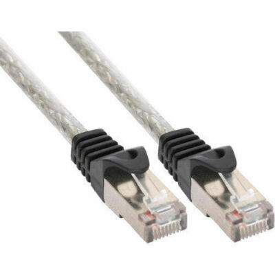 InLine Patchkabel, SF/UTP, Cat.5e, transparent, 30 m