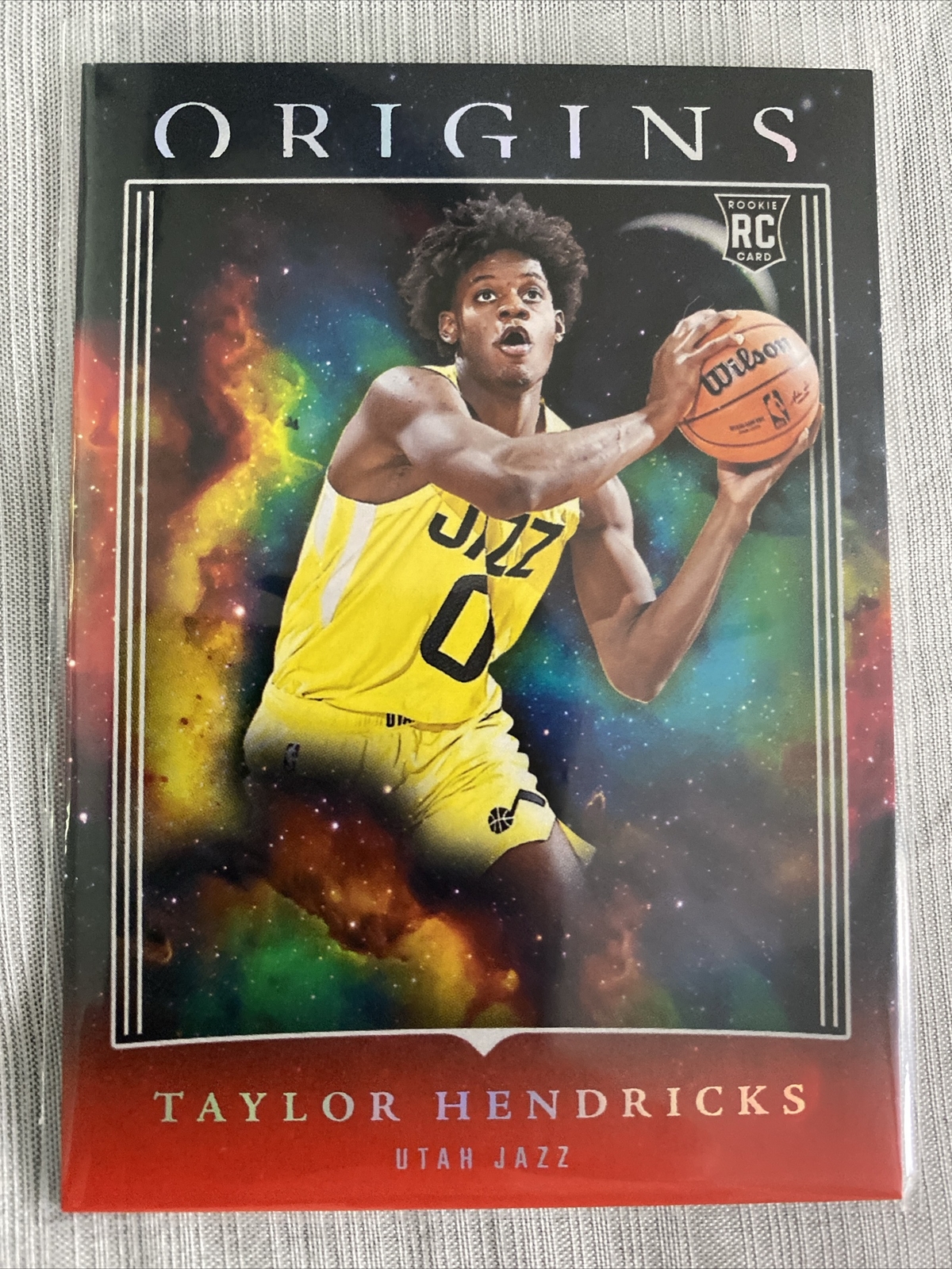 Taylor Hendricks #16 2023-24 Origins Basketball Red Rookie Utah Jazz RC 🔥🏀💎