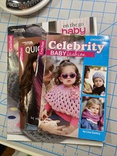 crochet, leisure arts, book LOT