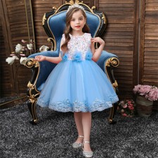 Flower Girls Kids Party Ball Gown Wedding Bridesmaid Formal Prom Pageant Dress
