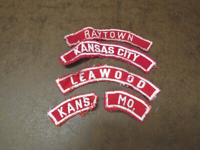 Vintage Official Boy Scouts of America Merit Badges Lot Kansas City Mo Leawood