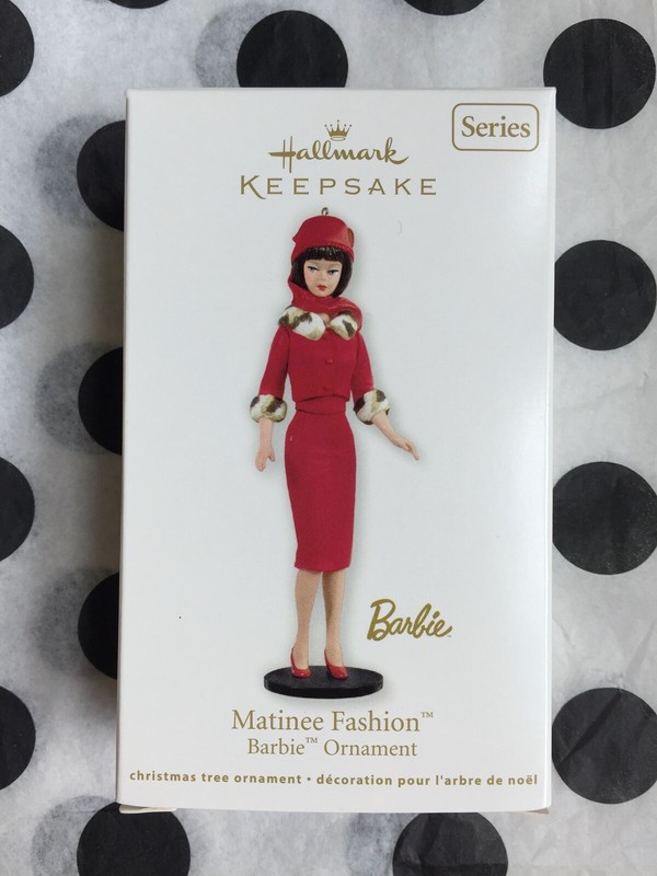 HALLMARK 2012 Matinee Fashion BARBIE Ornament New SHIP FREE 19th in Series