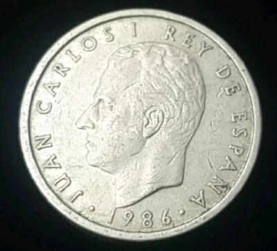 100 Pesetas Juan Carlos 1986 España - Bild 1 von 2