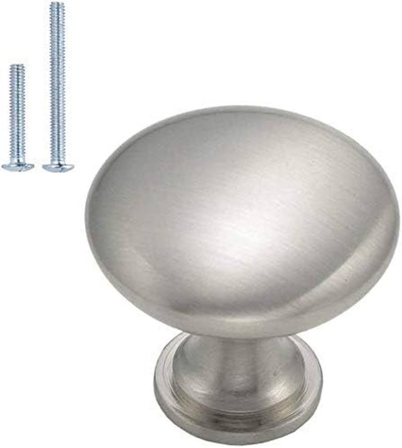 30 Pack Cabinet Knobs Brushed Nickel Drawer Knobs - HD6050SNB Cabinet Hardware S