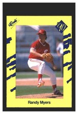 1990 Classic Traded #T18 Randy Myers Cincinnati Reds MINT