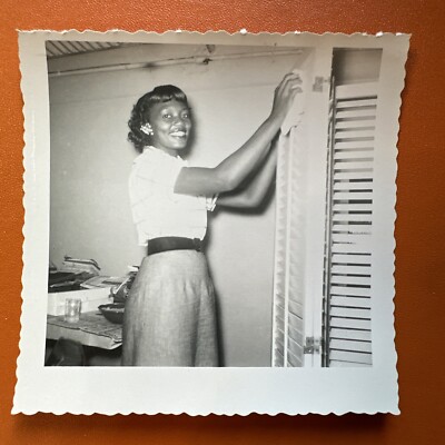 VINTAGE PHOTO Stunning Beautiful African-American Woman 1953 ORIGINAL Gorgeous